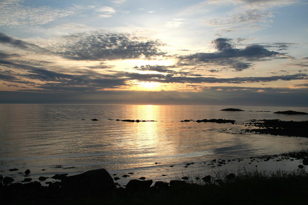 solnedgang